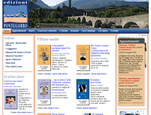 Tablet Screenshot of edizionipontegobbo.com